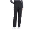 Cherokee Maternity Scrub Pants for Women, Workwear Professionals Soft Stretch WW220(Black)