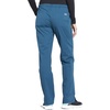 Cherokee Scrub Pant for Women Mid Rise Straight Leg Drawstring Bottom with 5 Pockets, Soft Stretchy & Durable Fabric – WW160(Caribbean Blue)