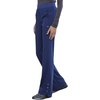 Cherokee Statement Women Scrubs Pant Mid Rise Flare Leg Pull-on CK177(Navy)