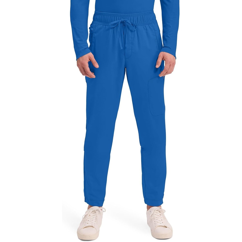 image:imageCherokee Joggers for Men Modern Fit Scrub Pant with Drawstring Waistband 5 Pockets Soft 2Way Stretch Fabric WW012Royal