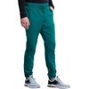 Cherokee Joggers for Men Modern Fit Scrub Pant with Drawstring Waistband, 5 Pockets, Soft 2-Way Stretch Fabric – WW012(Hunter)