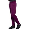 Cherokee Joggers for Men Modern Fit Scrub Pant with Drawstring Waistband, 5 Pockets, Soft 2-Way Stretch Fabric – WW012(Wine)
