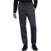 Cherokee Joggers for Men Modern Fit Scrub Pant with Drawstring Waistband, 5 Pockets, Soft 2-Way Stretch Fabric – WW012(Pewter)