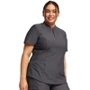 Cherokee Form Women Scrubs Top Partial Zip Front CK707(Pewter)