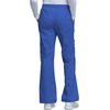 Cherokee Scrub Pants for Women Mid Rise Pull-On Cargo Medical Uniform 7 Pocket Elastic Waist Adjustable Hem Stretch – 4005(Royal)