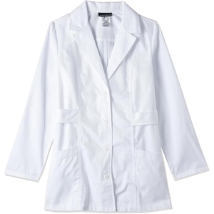 Cherokee 30″ Twill Lab Coat, Consultation Coat, Lab Coats for Women 2316(White)