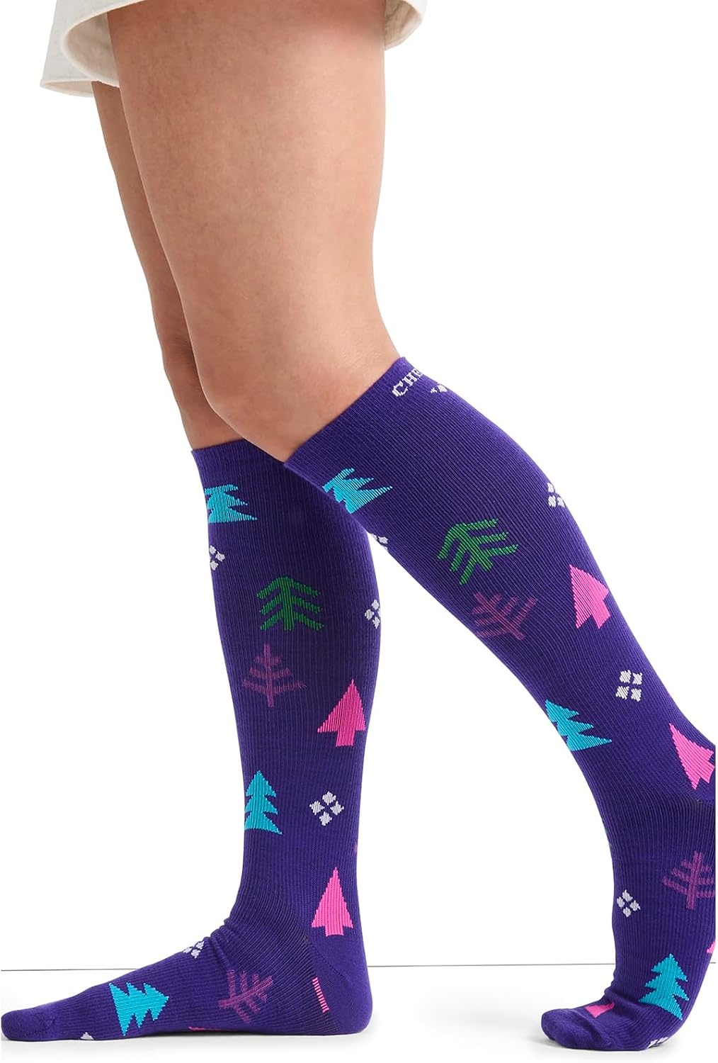 image:imageCherokee Legwear Compression Socks for Women 1015 mmHg 1Pair Pack Comfort Support Knee Highs Soft Fit Regular amp Wide Calf Soft Knit Feel Lightweight Easy Care for Work and Everyday WearTrees Galore