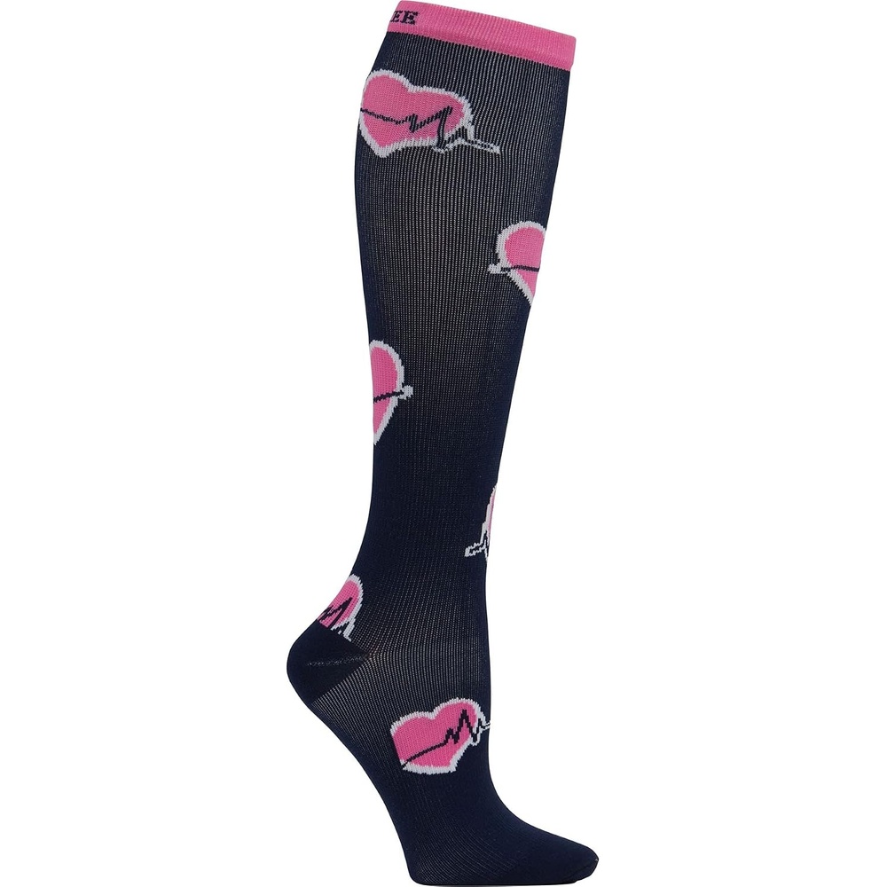 image:imageCherokee Legwear Compression Socks for Women 1015 mmHg 1Pair Pack Comfort Support Knee Highs Soft Fit Regular amp Wide Calf Soft Knit Feel Lightweight Easy Care for Work and Everyday WearTrauma Queen
