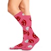 Cherokee Legwear Compression Socks for Women 10-15 mmHg (1-Pair Pack) | Comfort Support Knee Highs, Soft Fit, Regular & Wide Calf, Soft Knit Feel, Lightweight, Easy Care for Work and Everyday Wear(Kiss Me)