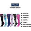 Cherokee Legwear Compression Socks for Women 10-15 mmHg (1-Pair Pack) | Comfort Support Knee Highs, Soft Fit, Regular & Wide Calf, Soft Knit Feel, Lightweight, Easy Care for Work and Everyday Wear(Avo Cuddle)