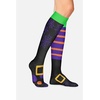 Cherokee Legwear Compression Socks for Women 10-15 mmHg (1-Pair Pack) | Comfort Support Knee Highs, Soft Fit, Regular & Wide Calf, Soft Knit Feel, Lightweight, Easy Care for Work and Everyday Wear(Witching Hour)
