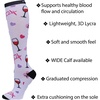 Cherokee Legwear Compression Socks for Women 10-15 mmHg (1-Pair Pack) | Comfort Support Knee Highs, Soft Fit, Regular & Wide Calf, Soft Knit Feel, Lightweight, Easy Care for Work and Everyday Wear(Avo Cuddle)