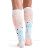 Cherokee Legwear Compression Socks for Women 10-15 mmHg (1-Pair Pack) | Comfort Support Knee Highs, Soft Fit, Regular & Wide Calf, Soft Knit Feel, Lightweight, Easy Care for Work and Everyday Wear(Hundred Acre Friends)