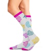 Cherokee Legwear Compression Socks for Women 10-15 mmHg (1-Pair Pack) | Comfort Support Knee Highs, Soft Fit, Regular & Wide Calf, Soft Knit Feel, Lightweight, Easy Care for Work and Everyday Wear(Love to Care)