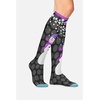 Cherokee Legwear Compression Socks for Women 10-15 mmHg (1-Pair Pack) | Comfort Support Knee Highs, Soft Fit, Regular & Wide Calf, Soft Knit Feel, Lightweight, Easy Care for Work and Everyday Wear(Snowman Love)
