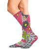 Cherokee Legwear Compression Socks for Women 10-15 mmHg (1-Pair Pack) | Comfort Support Knee Highs, Soft Fit, Regular & Wide Calf, Soft Knit Feel, Lightweight, Easy Care for Work and Everyday Wear(Flower Tinker Bell)