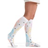 Cherokee Legwear Compression Socks for Women 10-15 mmHg (1-Pair Pack) | Comfort Support Knee Highs, Soft Fit, Regular & Wide Calf, Soft Knit Feel, Lightweight, Easy Care for Work and Everyday Wear(Hundred Acre Friends)