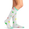 Cherokee Legwear Compression Socks for Women 10-15 mmHg (1-Pair Pack) | Comfort Support Knee Highs, Soft Fit, Regular & Wide Calf, Soft Knit Feel, Lightweight, Easy Care for Work and Everyday Wear(Cupcake Party)