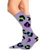 Cherokee Legwear Compression Socks for Women 10-15 mmHg (1-Pair Pack) | Comfort Support Knee Highs, Soft Fit, Regular & Wide Calf, Soft Knit Feel, Lightweight, Easy Care for Work and Everyday Wear(Cheetah Spots)