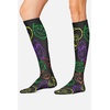 Cherokee Legwear Compression Socks for Women 10-15 mmHg (1-Pair Pack) | Comfort Support Knee Highs, Soft Fit, Regular & Wide Calf, Soft Knit Feel, Lightweight, Easy Care for Work and Everyday Wear(Andy’s Friends)