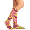 Cherokee Legwear Compression Socks for Women 10-15 mmHg (1-Pair Pack) | Comfort Support Knee Highs, Soft Fit, Regular & Wide Calf, Soft Knit Feel, Lightweight, Easy Care for Work and Everyday Wear(Wonderfully Wild)