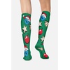 Cherokee Legwear Compression Socks for Women 10-15 mmHg (1-Pair Pack) | Comfort Support Knee Highs, Soft Fit, Regular & Wide Calf, Soft Knit Feel, Lightweight, Easy Care for Work and Everyday Wear(Cookie Ornament)