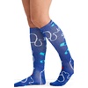 Cherokee Legwear Compression Socks for Women 10-15 mmHg (1-Pair Pack) | Comfort Support Knee Highs, Soft Fit, Regular & Wide Calf, Soft Knit Feel, Lightweight, Easy Care for Work and Everyday Wear(Healing Thoughts)