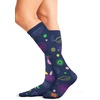 Cherokee Legwear Compression Socks for Women 10-15 mmHg (1-Pair Pack) | Comfort Support Knee Highs, Soft Fit, Regular & Wide Calf, Soft Knit Feel, Lightweight, Easy Care for Work and Everyday Wear(Tutti Frutti)