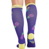 Cherokee Legwear Compression Socks for Women 10-15 mmHg (1-Pair Pack) | Comfort Support Knee Highs, Soft Fit, Regular & Wide Calf, Soft Knit Feel, Lightweight, Easy Care for Work and Everyday Wear(Pineapple Toss)