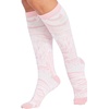 Cherokee Legwear Compression Socks for Women 10-15 mmHg (1-Pair Pack) | Comfort Support Knee Highs, Soft Fit, Regular & Wide Calf, Soft Knit Feel, Lightweight, Easy Care for Work and Everyday Wear(Tonal Waves)