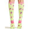 Cherokee Legwear Compression Socks for Women 10-15 mmHg (1-Pair Pack) | Comfort Support Knee Highs, Soft Fit, Regular & Wide Calf, Soft Knit Feel, Lightweight, Easy Care for Work and Everyday Wear(Strawberry Patch)