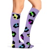 image:imageCherokee Legwear Compression Socks for Women 1015 mmHg 1Pair Pack  Comfort Support Knee Highs Soft Fit Regular amp Wide Calf Soft Knit Feel Lightweight Easy Care for Work and Everyday WearCheetah Spots