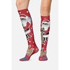 Cherokee Legwear Compression Socks for Women 10-15 mmHg (1-Pair Pack) | Comfort Support Knee Highs, Soft Fit, Regular & Wide Calf, Soft Knit Feel, Lightweight, Easy Care for Work and Everyday Wear(Bright Holiday)