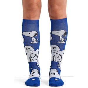 Cherokee Legwear Compression Socks for Women 10-15 mmHg (1-Pair Pack) | Comfort Support Knee Highs, Soft Fit, Regular & Wide Calf, Soft Knit Feel, Lightweight, Easy Care for Work and Everyday Wear(Build a Snowman)