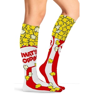 Cherokee Legwear Compression Socks for Women 10-15 mmHg (1-Pair Pack) | Comfort Support Knee Highs, Soft Fit, Regular & Wide Calf, Soft Knit Feel, Lightweight, Easy Care for Work and Everyday Wear(What’s Poppin)