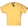 Cherokee V-Neck Men’s Scrub Top with Chest Pocket, Durable, Fade Resistant and Easy Care(Dandelion)