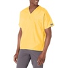 Cherokee V-Neck Men’s Scrub Top with Chest Pocket, Durable, Fade Resistant and Easy Care(Dandelion)