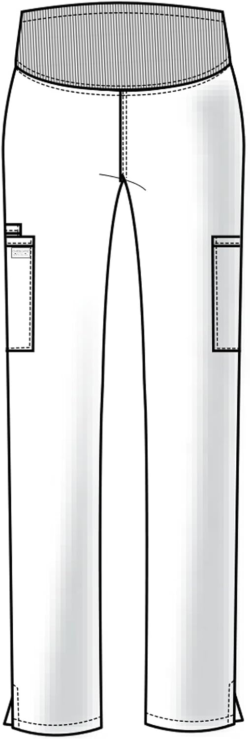 image:imageMaternity Scrub Pants for Women Workwear Professionals Soft Stretch WW220 Soft 2Way Stretch Poplin and Knit Tummy Panel Support Growing Bellies with Four Pockets and Easy Care for Maternity ShiftsKhaki