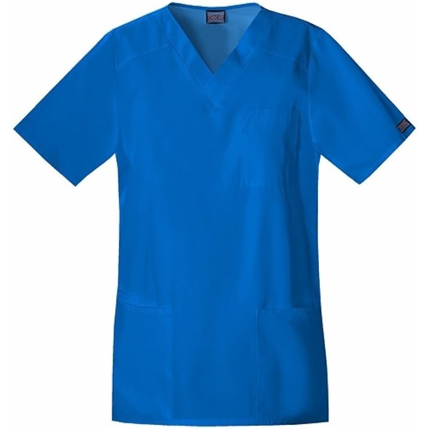image:imageCherokee Workwear Scrubs Tall Unisex Vneck TopRoyal