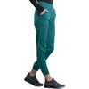 Cherokee Revolution Scrub Pants for Women Jogger with Elastic Waist | 5 Pockets, Natural Rise, Blended Fabric Twill, Soft 2-Way Stretch, Mesh Waistband for Active Shifts(Hunter Green)