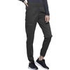 Cherokee Revolution Scrub Pants for Women Jogger with Elastic Waist | 5 Pockets, Natural Rise, Blended Fabric Twill, Soft 2-Way Stretch, Mesh Waistband for Active Shifts(Pewter)