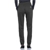 Cherokee Revolution Scrub Pants for Women Jogger with Elastic Waist | 5 Pockets, Natural Rise, Blended Fabric Twill, Soft 2-Way Stretch, Mesh Waistband for Active Shifts(Pewter)