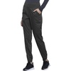Cherokee Revolution Scrub Pants for Women Jogger with Elastic Waist | 5 Pockets, Natural Rise, Blended Fabric Twill, Soft 2-Way Stretch, Mesh Waistband for Active Shifts(Pewter)