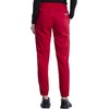 Cherokee Revolution Scrub Pants for Women Jogger with Elastic Waist | 5 Pockets, Natural Rise, Blended Fabric Twill, Soft 2-Way Stretch, Mesh Waistband for Active Shifts(Red)
