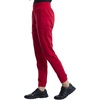 Cherokee Revolution Scrub Pants for Women Jogger with Elastic Waist | 5 Pockets, Natural Rise, Blended Fabric Twill, Soft 2-Way Stretch, Mesh Waistband for Active Shifts(Red)