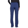 Iflex by Cherokee Scrubs for Women, Drawstring Tapered Leg Scrub Pants CK010 | 94% Polyester And 6% Spandex Dobby, Adjustable Drawstring, 4-Way Stretch, Moisture Wicking, Easy Care, Long Shifts(Navy)
