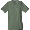 Cherokee Workwear Scrubs Tall Unisex V-neck Top(Olive)
