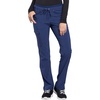Iflex by Cherokee Scrubs for Women, Drawstring Tapered Leg Scrub Pants CK010 | 94% Polyester And 6% Spandex Dobby, Adjustable Drawstring, 4-Way Stretch, Moisture Wicking, Easy Care, Long Shifts(Navy)