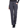 Iflex by Cherokee Scrubs for Women, Drawstring Tapered Leg Scrub Pants CK010 | 94% Polyester And 6% Spandex Dobby, Adjustable Drawstring, 4-Way Stretch, Moisture Wicking, Easy Care, Long Shifts(Pewter)