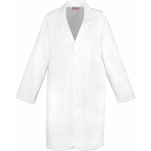 Cherokee Professionals Men & Women Scrubs Lab Coats 40″ 1446 | Vented Back, Side Openings, Pencil Stitch, Everyday Clinical Use(White)